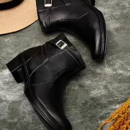 trase Women's Boots | Faux Leather, Trendy, Comfortable, Zipper Boots for Casual, Outdoor and Holiday Outings image 4