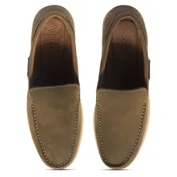 woodland Men Leather Loafers image 3