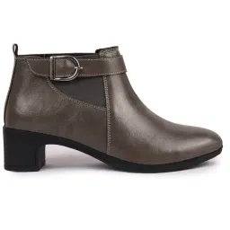 fausto Women Flared Heel Boots image 5