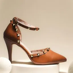 tryme Women's Fashion Pointed Stiletto Heel Pump Shoes for Party and Formal Occasions image 1