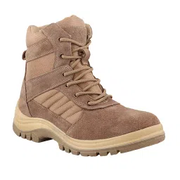 fuel DMS Men's High Ankle Suede Leather Boots in Lace-Up for Outdoor Trekking & Casual Boots with Cushioned Sole image 1