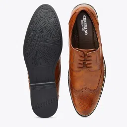 centrino Men's Formal Shoes | Lace-up Oxford Shoe with Solid Design | Stylish Design with Comfortable Fit| Provide Comfort & Stylish (1421) image 1