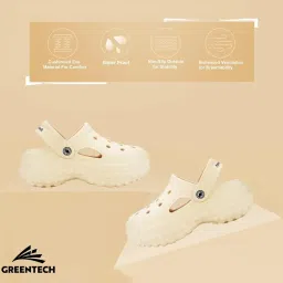 greentech breathe easy Greentech Casual Groovz Clogs for Women I Cushioned Footbed I Extra Soft Padded Foam I Slip on Sandals I Perfect for Rainy Season I Fashion I Waterproof I Comfortable image 3