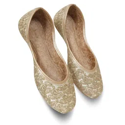 indiestride Fashion Women Stylish Casual Fancy Embroidered Jutti Bellies Attractive Design Comfortable Sole Juti for Womens & Girl's image 3