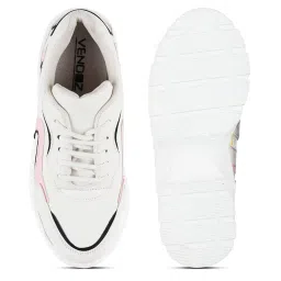 vendoz Women Premium White Casual Shoes Sneakers image 5