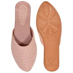 altek Women's & Girl's TPR Sole Soft and Comfortable Stylish Mules | Flat Sandal And Flat Bellies (13122) image 5