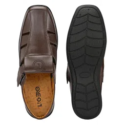 ligeronation Ligero Men's Sandals Unique Lates Trending Fisherman | Sporty & Casual Summer Footwear | Adjustable Fit with soft cushion Padding | Closed-Toe Comfort & Durability image 5