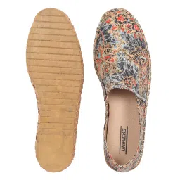 unikicks Mens Espadrille Canvas Casual Shoes | Colour - Floral Multicolor image 4