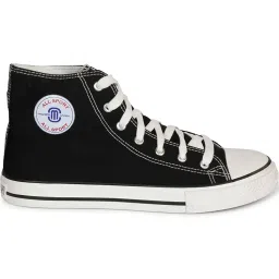 mozafia Women's Comfortable High-Top Canvas Sneakers – Classic Lace-Up Casual Walking Shoes, Trendy Fashion Sneakers image 3