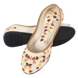 dfr Ethnic Traditional Embroidered Rajasthani Juti Phulkari Jutti image 1