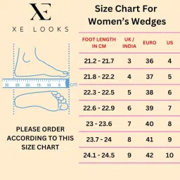 xe looks Comfortable Doctor Sole Wedges for Women image 2