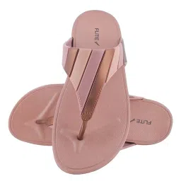 flite Daily Use Slippers For Women/Bathroom Slippers/Home Slippers/All Day Wear Fl-427 (Tan, Numeric_5) image 2