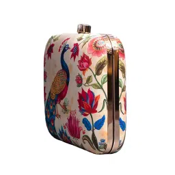 artklim Birds and Animal Printed Clutch Bag For Women With Detachable Strap image 2