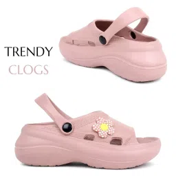 trase Clogs for Women | Adjustable Back Strap Clog | Comfortable, Light Weight & Waterproof Mules for Women | Stylish and Anti Skid Women Clogs image 3