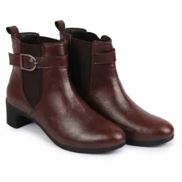 fausto Women Flared Heel Boots image 2