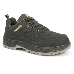 aqualite ATR-101 Trekking Shoes for Man, Durable Hiking Shoes for Man and Trekking Boots for Men Ideal for Trails, Hikes, Adventure, and Outdoor Use, Mesh, PU Sole, Lace-Up Size 6-10- image 1