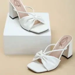 shoetopia Women & Girls detailed Strap Stylish Fashion Sandal Block Heels image 1