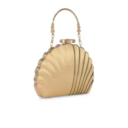 tooba Women's Synthetic Handicraft Beautiful Bling Box Clutch Bag for Wedding, Banquet, Gift Family, & Friends image 2