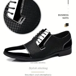 Mens 9566 Centrino Men Glossy Formal Shoes |Lace-Up Design with Cushioned Insole for Comfort |Craftsmanship for All-Day Elegance 9566-1 image 3