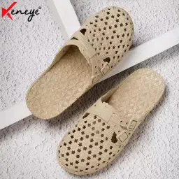 keneye Women's PVC Casual Mule Stylish Comfortable & Lightweight Clog Slippers Casual Everday Slippers Women image 2
