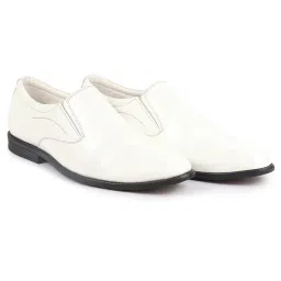 fausto Men Leather Formal Pull-On Shoes image 4