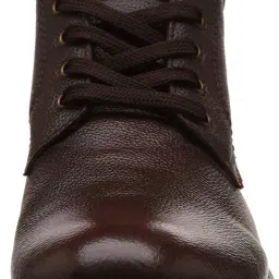 lee cooper Men's Brown Synthetic Leather Lace-up Boots image 4