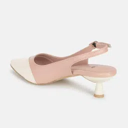 marc loire Women Solid Pointed Toe Pump Shoes with Stilettoes Heels for Parties and Formal Occasions image 4