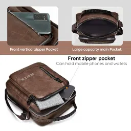 storite Stylish Oxford Sling Bag for Men Messenger Crossbody Bag for Multi Purposes & Travel Office Business One Side Shoulder Carry Handbag For Men image 2