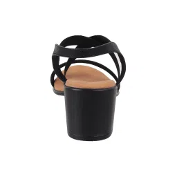 mochi Women's Faux Leather Block Heel Strappy Fashion Sandals image 2