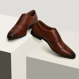louis philippe Men Leather Formal Shoes image 5
