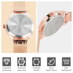 horizent Womens Wrist Watches Ladies Analog Quartz Wrist Watch Stylish for Women Girls image 5
