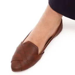 glam soles Women's Formal Flat Heel Bellies Shoes for Office, Wedding, Party Stylish Casual Sandal for Women & Girls image 5