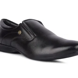 liberty Fortune Robert-1 Non-Lacing Formal Shoes for Men with PU Sole | Comfortable & Lightweight | Cushioned Footbed | Durable, Stylish & Trendy Design | Padded Foam Insole image 3