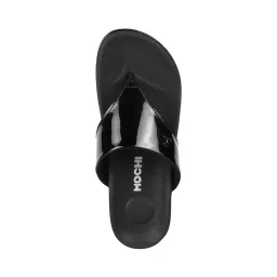 mochi Women's Faux Leather Slip-on Fashion Sandals image 4