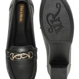 flat n heels Womens Black Casual Shoes FnH GS-305-BK image 3