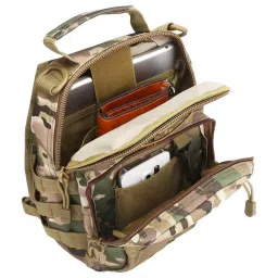 dhruti enterprise Tactical Military Shoulder Bag, 20 x 14 x 25 cm, Camouflage Pattern image 2
