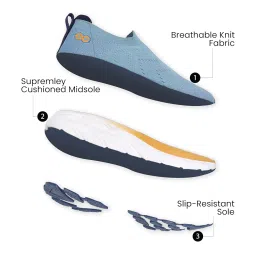 walkaroo Sports Shoes for Men's|Perfect for Running,Walking,Gym and Casual Outfit|Cushioned Insole with TPR Outsole |Breathable Air Fabric Upper|WS9139 image 1