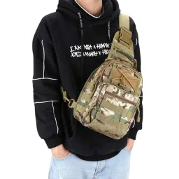 dhruti enterprise Tactical Military Shoulder Bag, 20 x 14 x 25 cm, Camouflage Pattern image 5