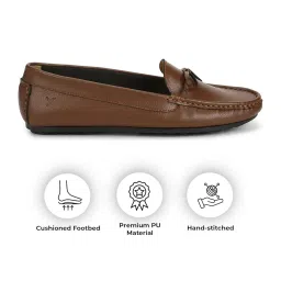 yoho Bliss Comfortable Slip On Casual Loafer for Women | Stylish Fashion Loafers Range | Cushioned Footbed Finish | Style & All-Purpose | Formal Office Wear Shoe image 1