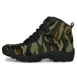 leo's fitness shoes Men's Hiking/Jungle Boots Lightweight Anti-Slip Outdoor Shoes Mid Top Ankle Hiker Trekking Work Boot Hiking & Trekking Shoes image 3