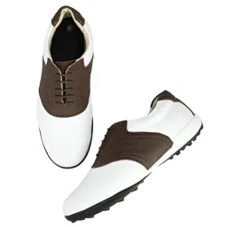 hitcaro Golf Shoe | Light Weight | Waterproof | Black/Brown/Wht | Golf Shoe with LACE UP image 4