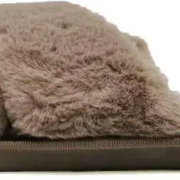 bleqys Slipper For Women's Flip Flops Fur Winter Fashion Anti Skid Slip Soft Warm Cloth Woolen Winter House Slippers for Women Girls image 4