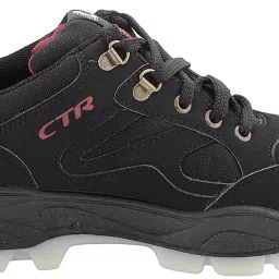 add gear CTR Trekking Shoes Anti-Skid Hiking, Mountain Boots for Men and Women in Action (Black) image 1