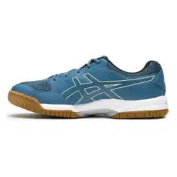 asics Gel-COURTMOV+ Mens Badminton Shoe - Glow Yellow/Rust image 1