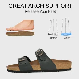 centrino Women's Slipper/Sliders |Pu Padding On The Footbed |Bounce Back Technology | Comfortable & Lightweight |Everyday Flip Flops For Ladies (9223) image 1