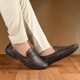 centrino Slip-On Men's Formal Shoe | Stylish Non-Lace Design | Soft Cushioned Insole for Comfort | Premium Craftsmanship & Durable Build | Perfect for Office & Formal Wear (6647) image 1