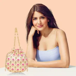 lavie Women's Amara Round Potli | Ladies Purse Handbag image 5