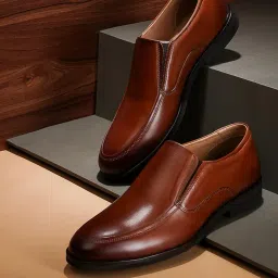 symbol premium Mens Formal Slip-on Leather Shoes image 1