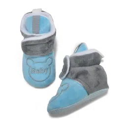 star fish Baby Boys & Girls 3 TO 12 Months Skin Friendly Comfortable Baby printed Booties image 3