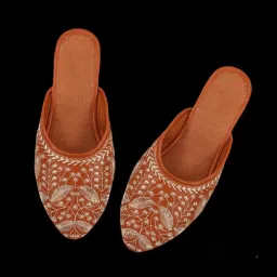 Babbotty Women's Multicolor Jaipuri Rajasthani Mules Juttis image 4